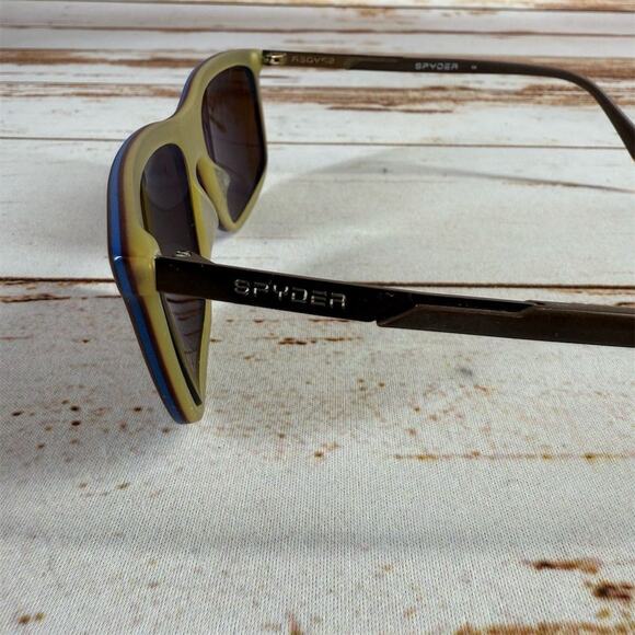 Spyder Men's Square Sunglasses Gradient Lens UV400 Protection Replacement frames - Picture 4 of 6